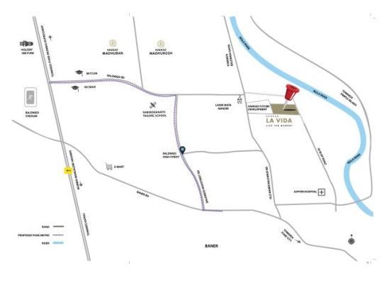 Kakkad La Vida, Pune - 1/2/3 BHK Apartments