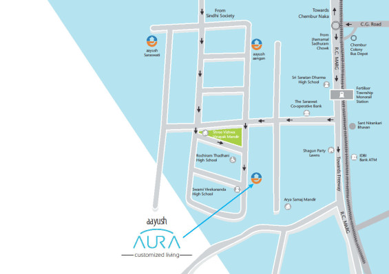 Aayush Aura, Mumbai - 1 & 2.5 BHK Homes