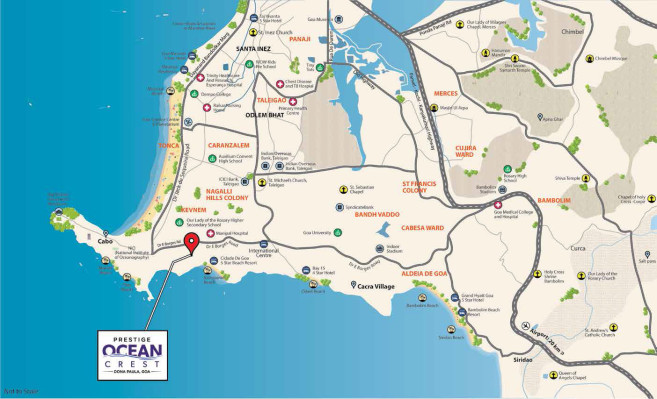 Prestige Ocean Crest, Goa - 3/4 BHK Apartment