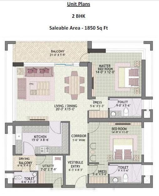 Kristal Court, Noida - 2 BHK & 3 BHK Apartments