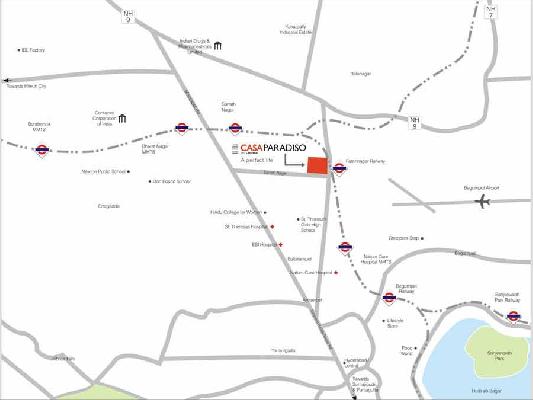 Casa Paradiso, Hyderabad - 2/3 BHK Residential Apartments
