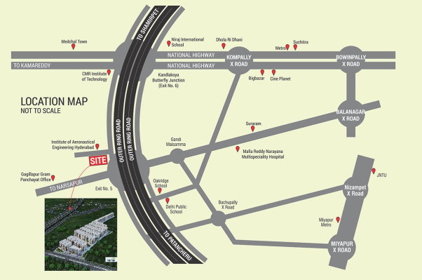 Tulasi Bhagyanagar, Hyderabad - 2/3 BHK Apartment