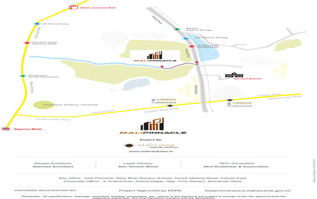 Mali Pinnacle, Thane - 1 BHK Apartments