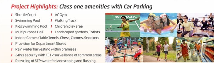 Jai Vasavis Bliss Heights, Hyderabad - 2/3 BHK Apartment