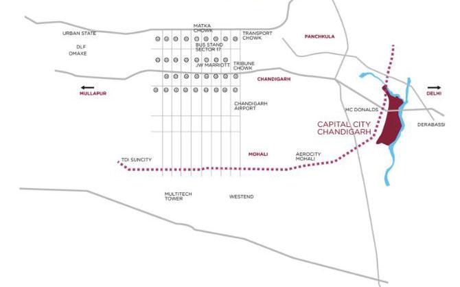 Capital City, Zirakpur - 3 & 4 Bedroom Apartments