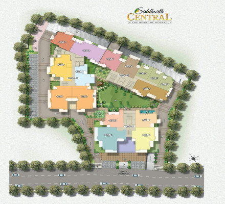 Siddharth Central, Dehradun - 1/2/3 BHK Apartment