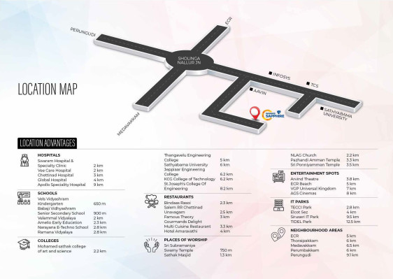 Radiance Sapphire, Chennai - 2/3 BHK Apartment