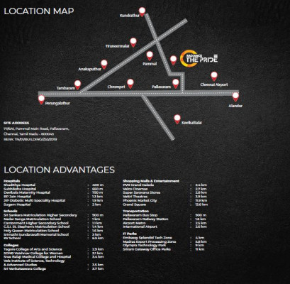 Radiance The Pride, Chennai - 2/3 BHK Apartment