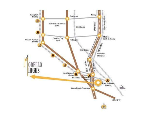 Modello Highs, Kolkata - 2/3 BHK Apartment
