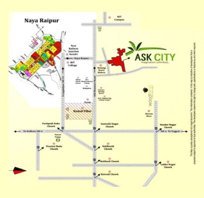 Ask City, Raipur - Residential Plots