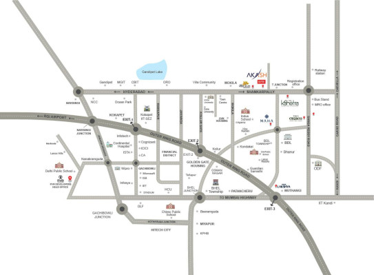 PVR Akash, Rangareddy - 2/3 BHK Apartment