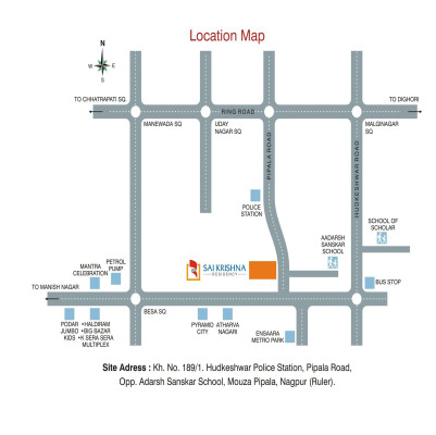 Sai Krishna Residency, Nagpur - 2/3 BHK Apartment