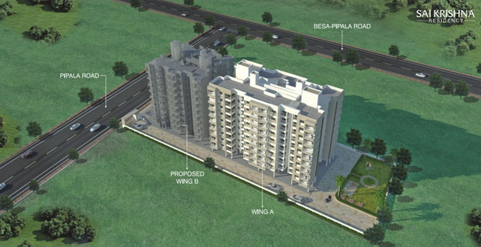 Sai Krishna Residency, Nagpur - 2/3 BHK Apartment