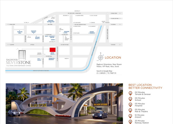Raghuvir Silverstone, Surat - 4/5 BHK Apartment