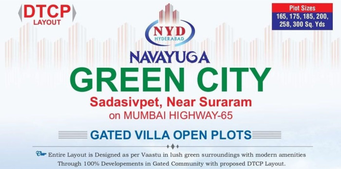 Navayuga Green City, Sangareddy - Residential Plots