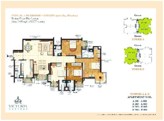 Victoria Gardens, Delhi - 3/4/5 BHK Apartment