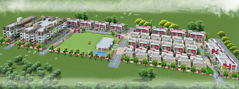 Gangwani Gardens Bhilgaon, Nagpur - Twin & Independent Villas & Apartments