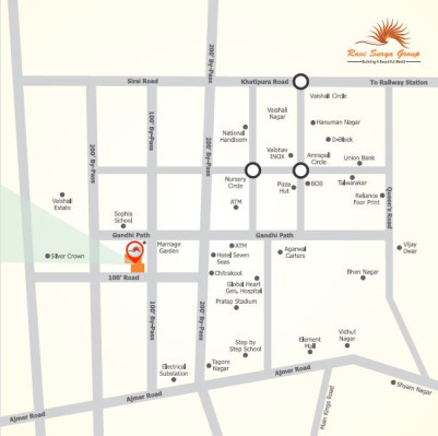 Surya Residency, Jaipur - 1/2/3 BHK Apartment