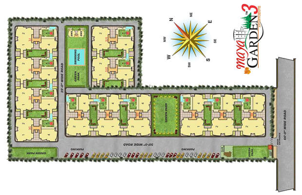 Maya Garden-3, Zirakpur - Residential & Commercial Apartments