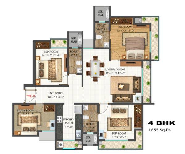 Harmony Signature Tower, Thane - 2/3/4 BHK Apartments