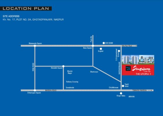 Singapore Life City in Wardha Road, Nagpur by DHL Infrabulls Ltd