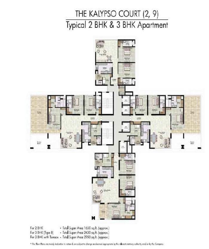 The Kalypso Court, Noida - 1/2/3/4/ BHK Apartments
