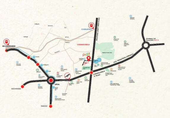 Krishe Pearl, Hyderabad - 2/3 BHK Apartments Flats