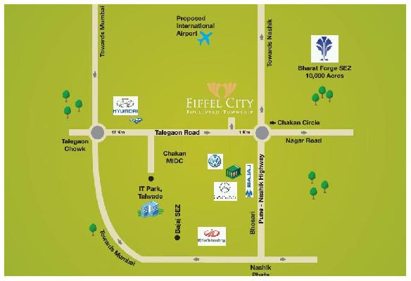 Eiffel City, Pune - 2/3 BHK Luxurious Apartments