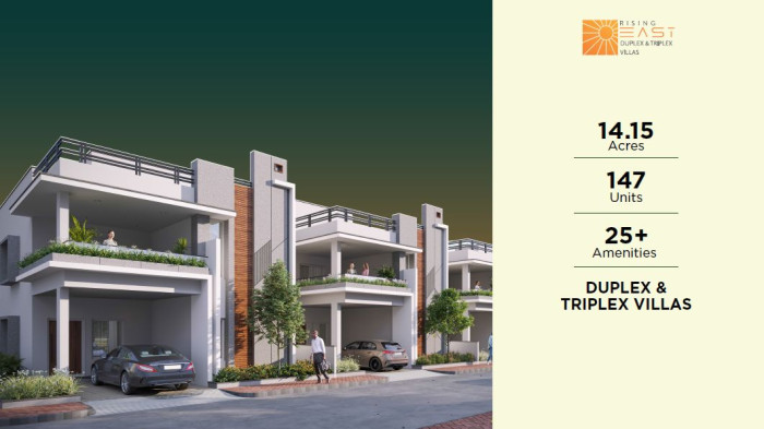Srigdha Rising East, Hyderabad - 2/3 BHK Homes & 3 BHK Villa