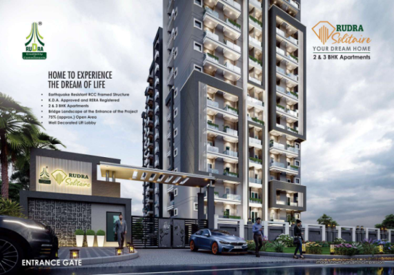 Rudra Solitaire, Kanpur - 2/3 BHK Apartments