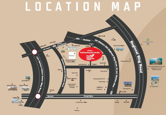 Nishija Akshita Eastern Meadows, Hyderabad - Residential Plots