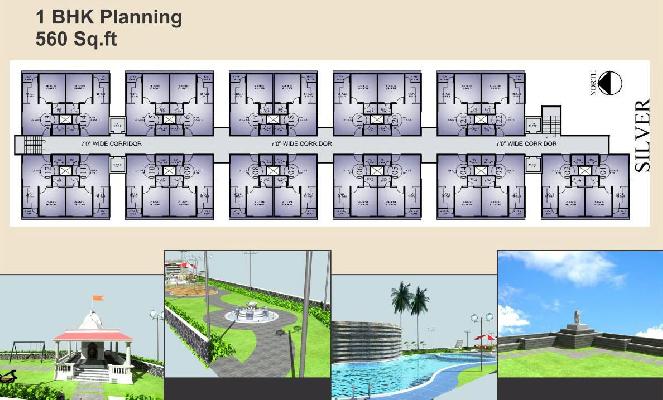 Nariman Point, Indore - 1/2/3 BHK Apartments
