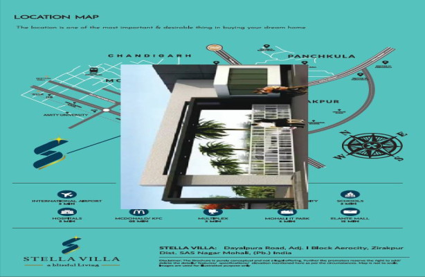 Stella Villas, Mohali - Luxurious 3 BHK Villas
