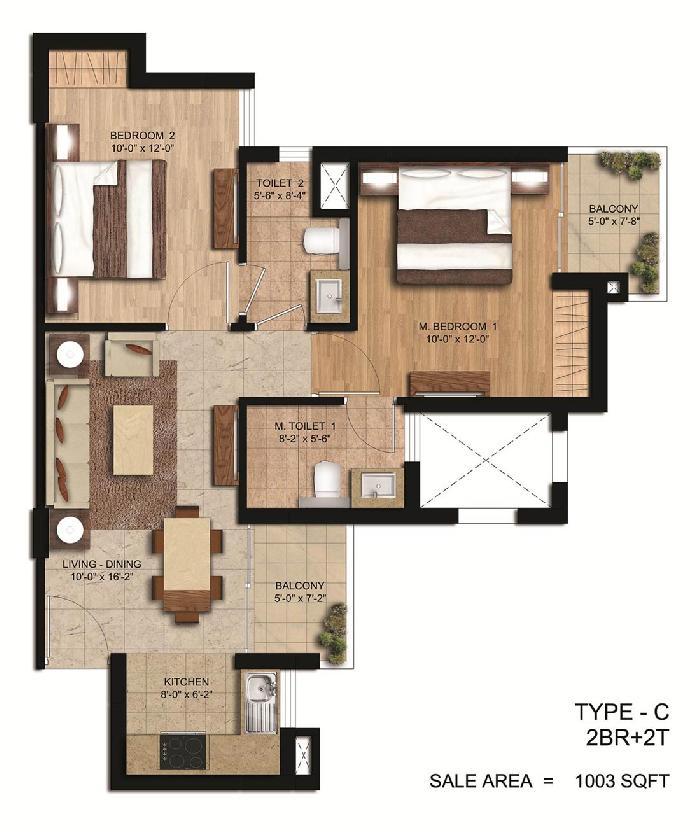 Jaura Forest Green, Noida - 1/2/3 BHK Apartment