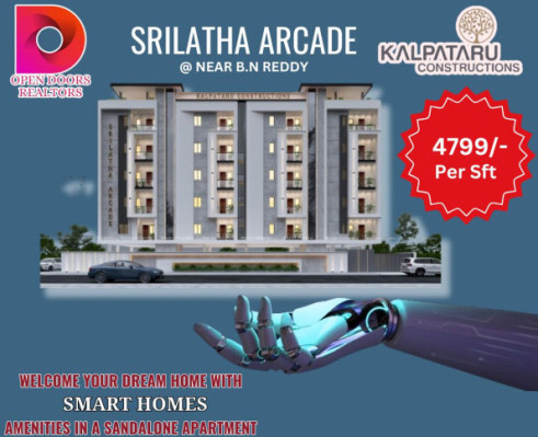 Srilatha Arcade, Hyderabad - 2 BHK Afforadable Homes