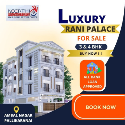 Keerthi Rani Palace, Chennai - 3/4 BHK Ultra Luxury Apartments