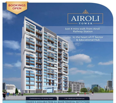 Jp Airoli Tower, Navi Mumbai - 2/3 BHK Blissful Homes