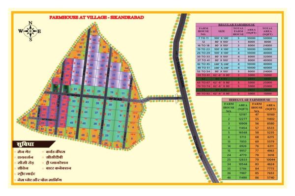 Vinayak Farms, Bhopal - Farmhouse Plots