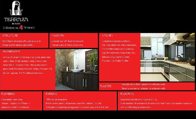 Terraza, Pune - 3 BHK Apartments