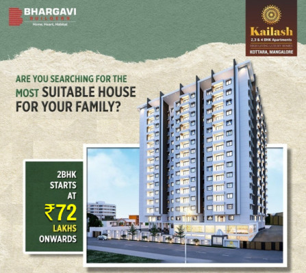 Kailash, Mangalore - 2/3/4 BHK Apartment