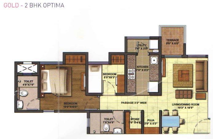 Lodha Code Name 'The Only', Thane - 2/3 Bed Luxury Residence