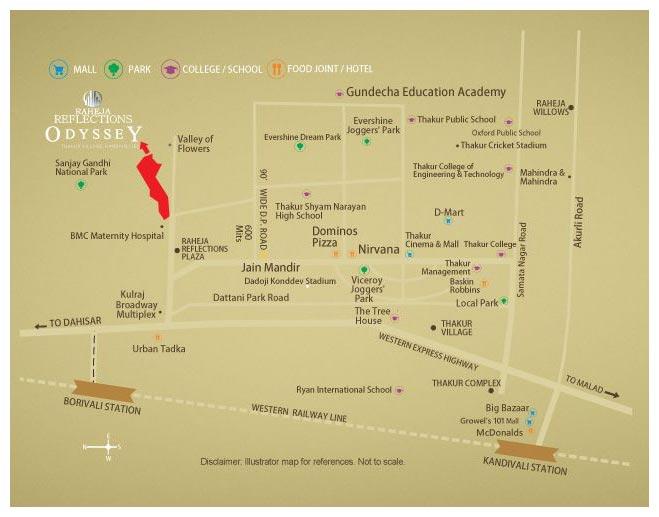 Raheja Reflections Odyssey, Mumbai - 4 BHK Apartment