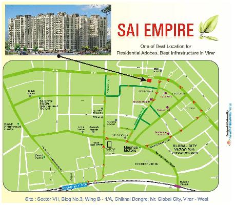 Sai Empire, Mumbai - 15 Storey Residential Towers with Shopline