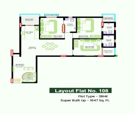 Gulmohar Mansion, Jaipur - 3/4 BHK Blissful Homes