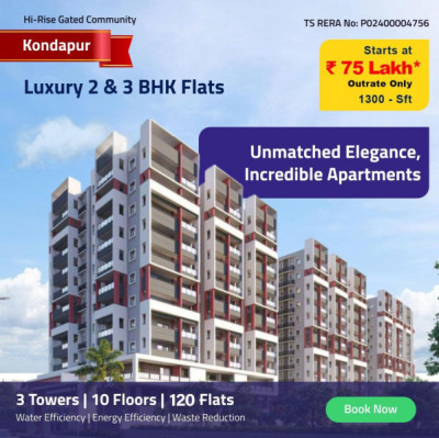 Rv Vibhuman, Hyderabad - 2/3 BHK Apartment