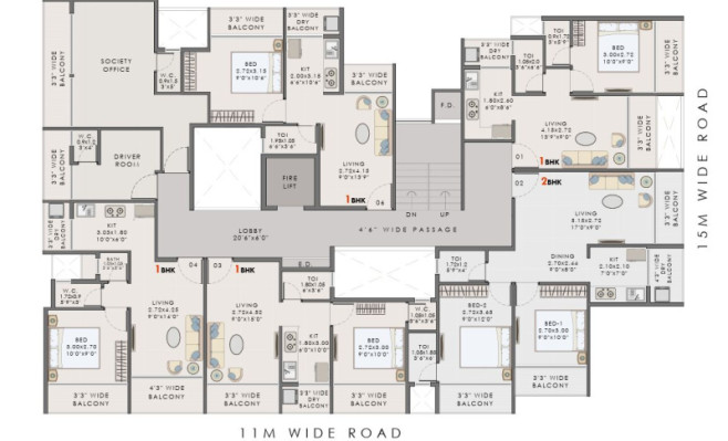 Vinayak Avenue, Navi Mumbai - 1/2 BHK Apartment