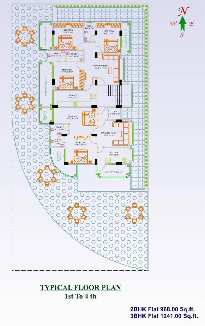Gangwani Nest, Nagpur - 2/3 BHK Apartments