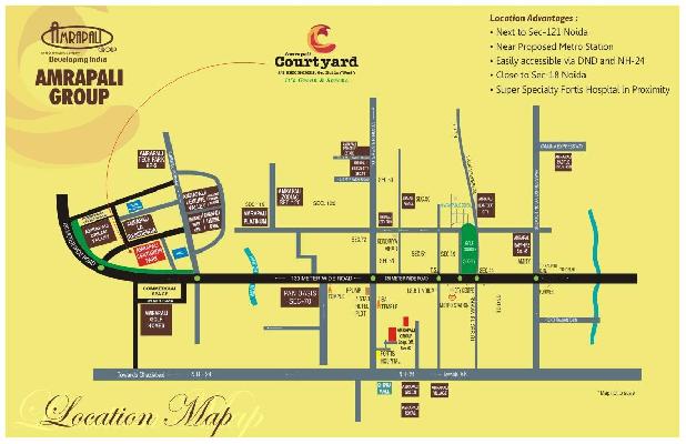 Amrapali Courtyard, Greater Noida - 2/3 BHK Homes