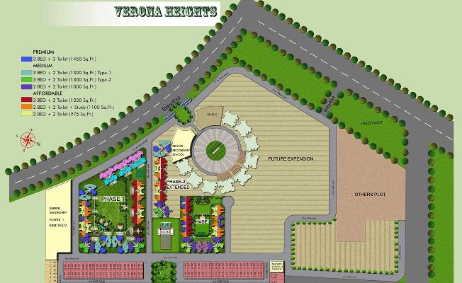 Verona Heights Phase-I, Greater Noida - 2, 3, 4 BHK Apartments