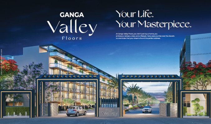Ganga Valley Floors, Gurgaon - Luxurious 3 BHK Builder Floor